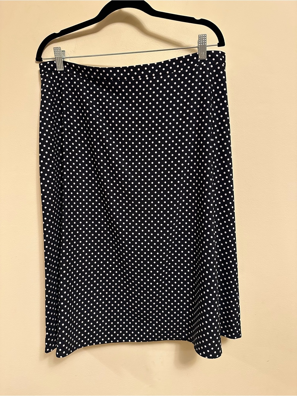 St. John Polka Dot Skirt Black And White 12 - Picture 1 of 7